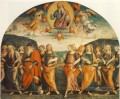 Le Tout Puissant avec les prophètes et les Sybils Renaissance Pietro Perugino